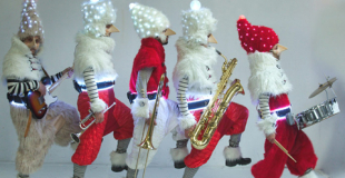 Echassiers musicaux d'hiver pour Noël - Les Gnomikys