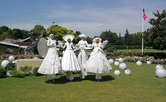 Echassiers blancs pour la finale de l'open de France de Polo (75)