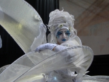 Echassiers blancs lumineux pour une soirée de gala (Suisse)
